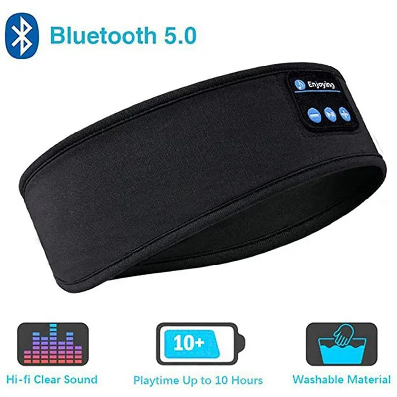 Nuvana™ Bluetooth Sleep Headband – Wireless Sleep Mask Headphones for Deep Sleep, Meditation & Travel